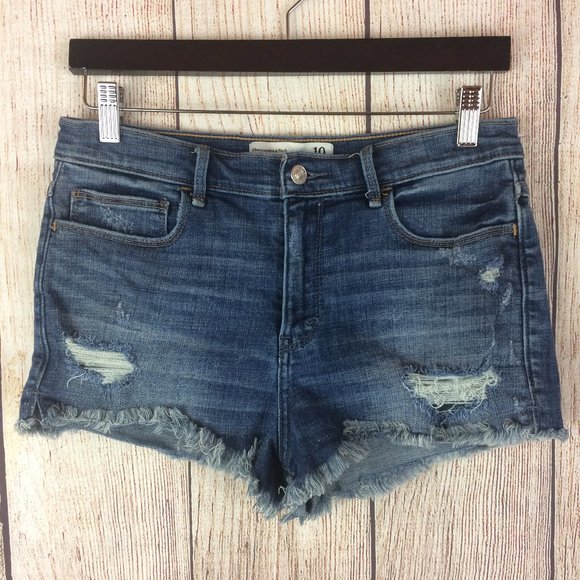 Abercrombie & Fitch Pants - Abercrombie & Fitch High Rise Cutoff Shorts Sz 10